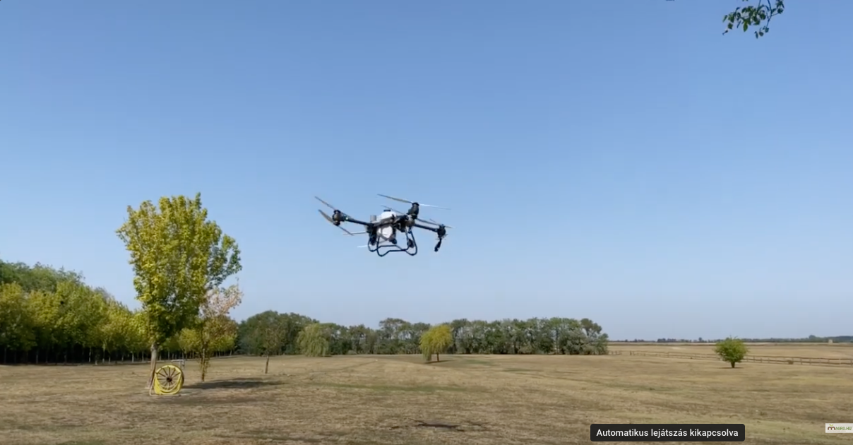A PlantaDrone Kft. drónbemutatója a Kukorica Kör Egyesület dunapataji Szakmai Napján